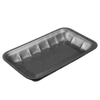 Лоток Z 4 с технологией коатинг ВПС (вспененный полистирол), для автоматической и ручной фасовки, черный