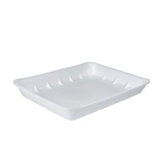 Лоток Z 4 с технологией коатинг ВПС (вспененный полистирол), для автоматической и ручной фасовки, белый