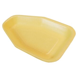 Лоток AV 20 с технологией коатинг ВПС (вспененный полистирол), для автоматической и ручной фасовки, желтый