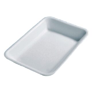 Лоток С 31 с технологией коатинг ВПС (вспененный полистирол), для автоматической и ручной фасовки, белый