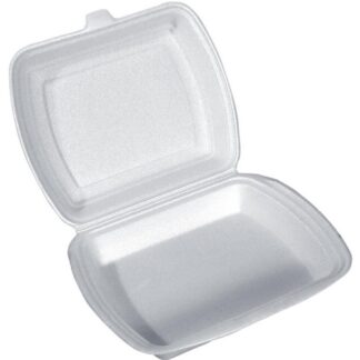 Ланч бокс LB max 1 ВПС (вспененный полистирол), для автоматической и ручной упаковки, белый