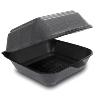 Ланч бокс LBS BOX 1 ВПС (вспененный полистирол), для автоматической и ручной упаковки, черный