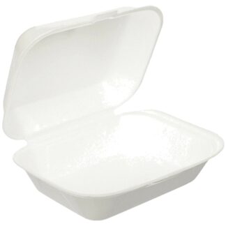 Ланч бокс LBS BOX 1 ВПС (вспененный полистирол), для автоматической и ручной упаковки, белый